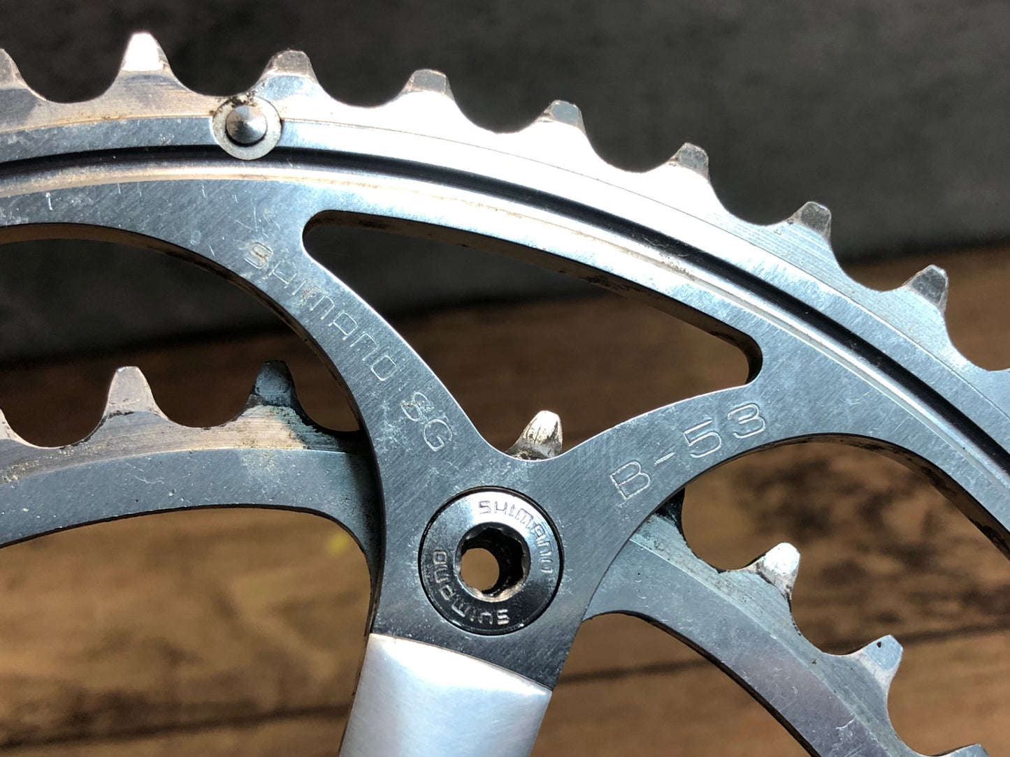 IK969 シマノ SHIMANO デュラエース DURA-ACE FC-7410 右クランク 53/39T 170mm ネジ山つぶれ
