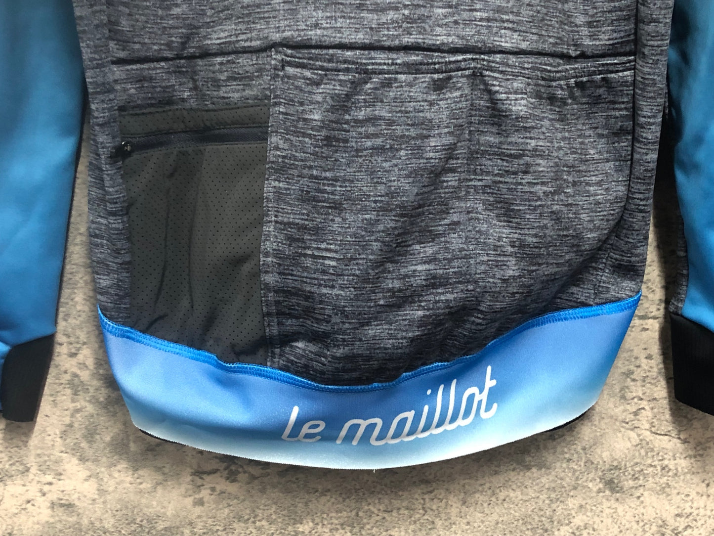 IV209 ドットアウト DOTOUT 長袖 サイクルジャケット グレー L 裏起毛