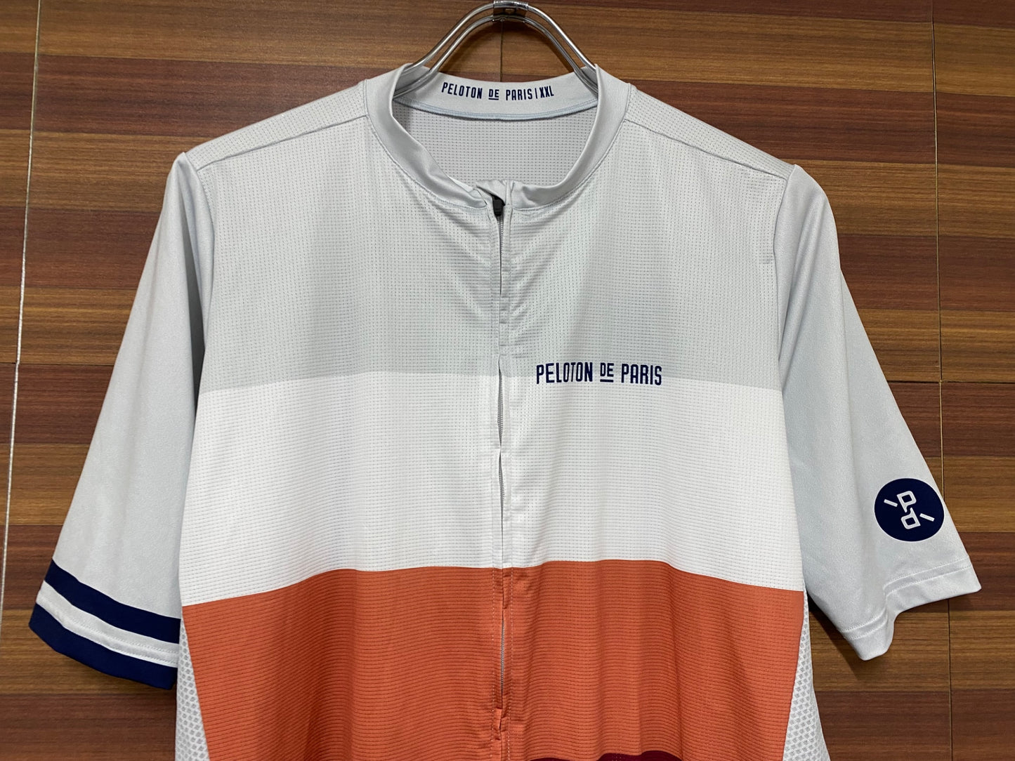 IO504 プロトンド パリ PELOTON DE PARIS DOMESTIQUE SHORT SLEEVE 半袖 サイクルジャージ 白 S