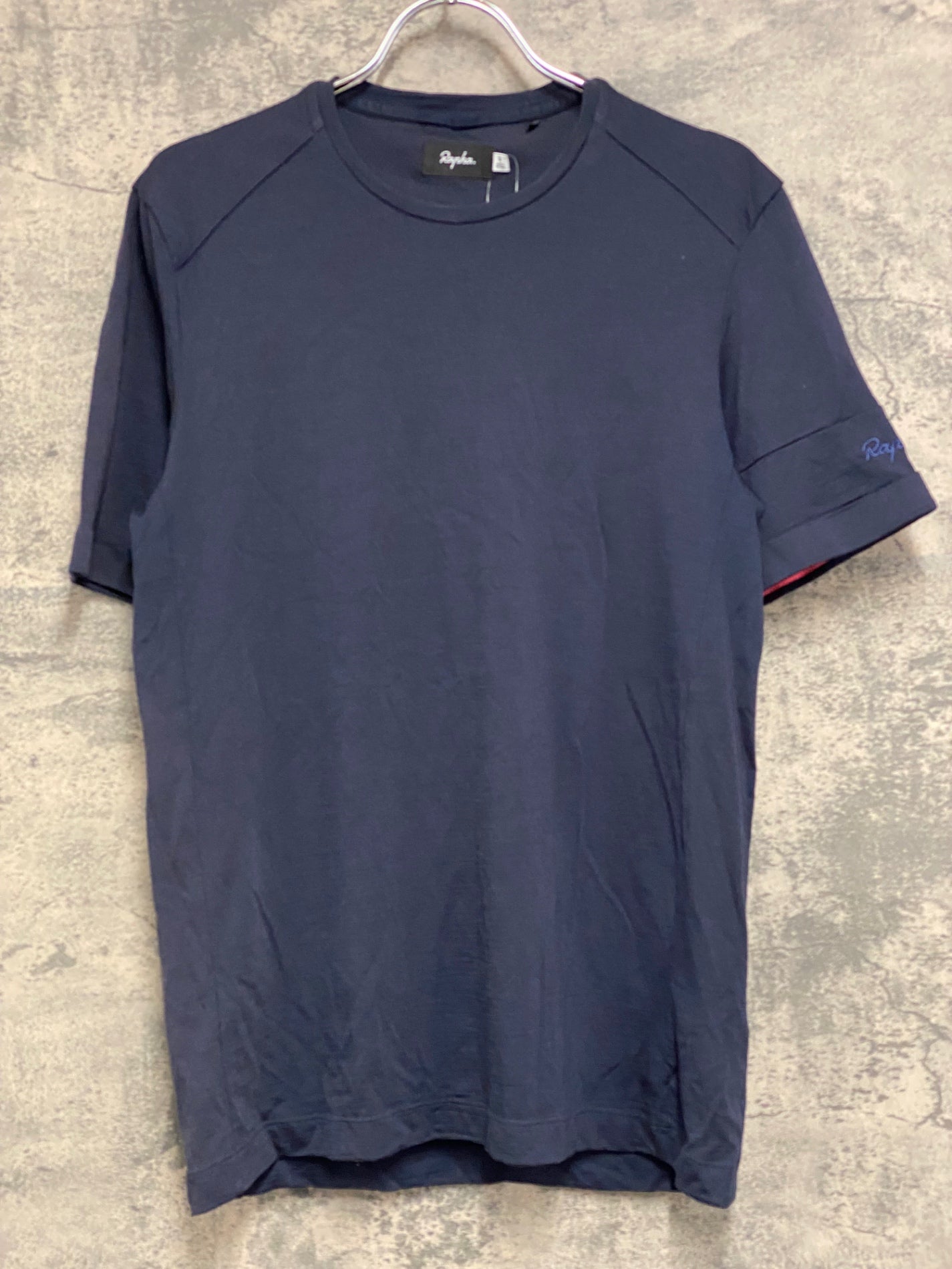 JB336 ラファ Rapha MERINO T-SHIRT 半袖 Tシャツ 紺 S