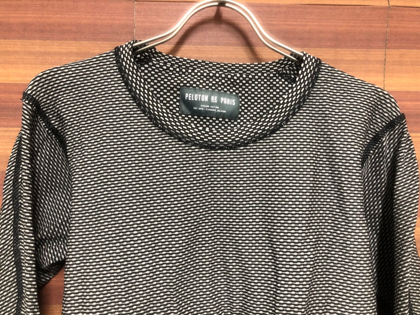 IO510 プロトンド パリ PELOTON DE PARIS 長袖 インナーシャツ 白黒 M