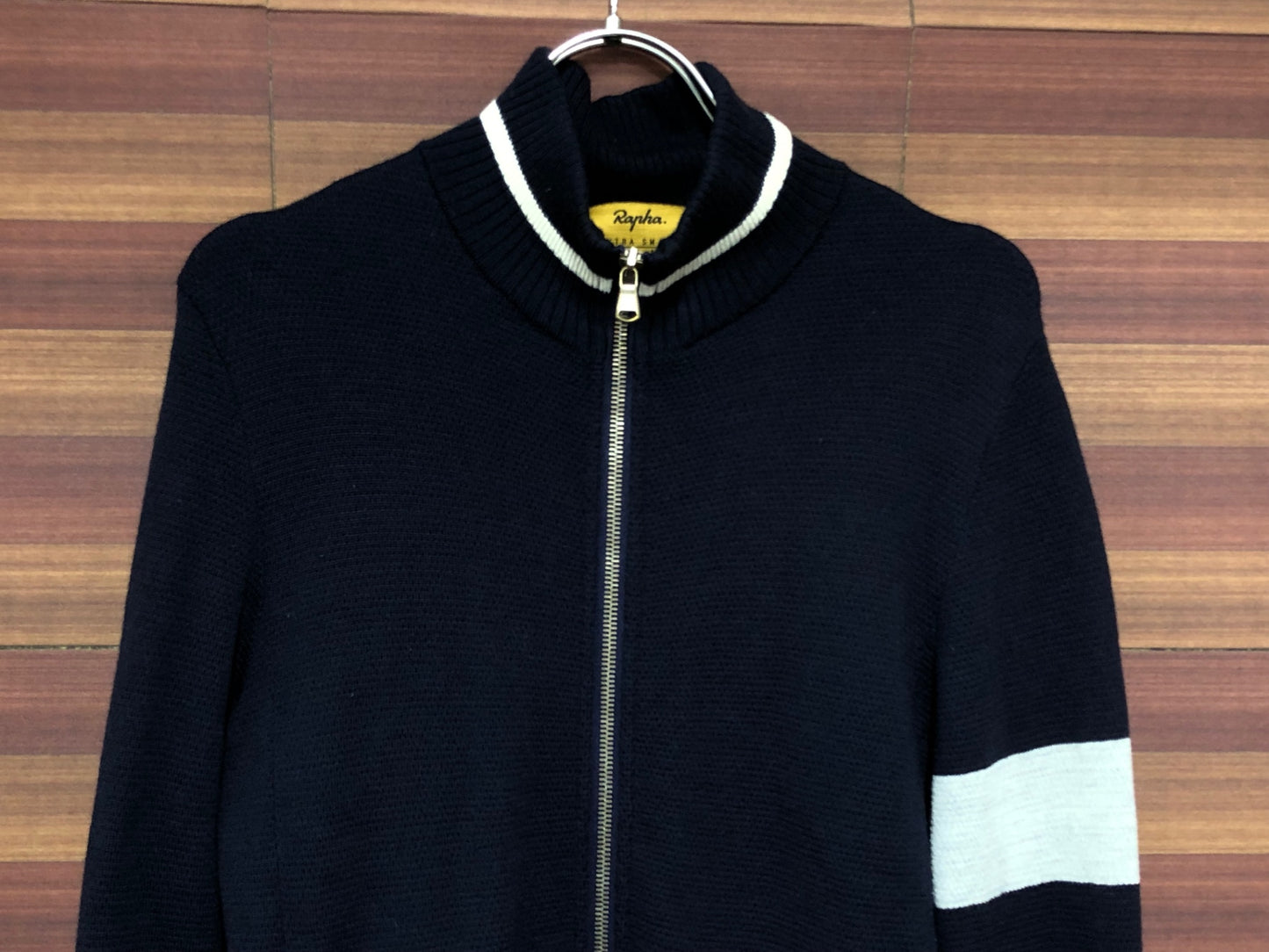 IO871 ラファ Rapha IMPERIAL WORKS TRACK JACKET 長袖 ジャケット 濃紺 XS