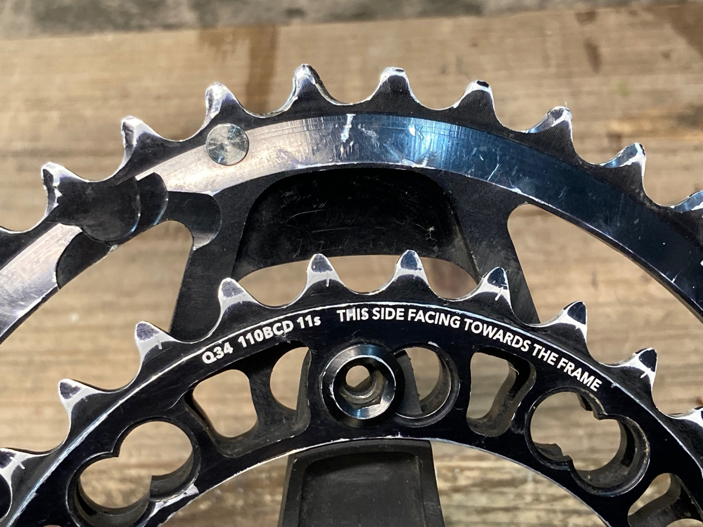 IP867 ローター ROTOR 3D24 Q-RINGS クランクセット 170mm 楕円 46-34T Φ24