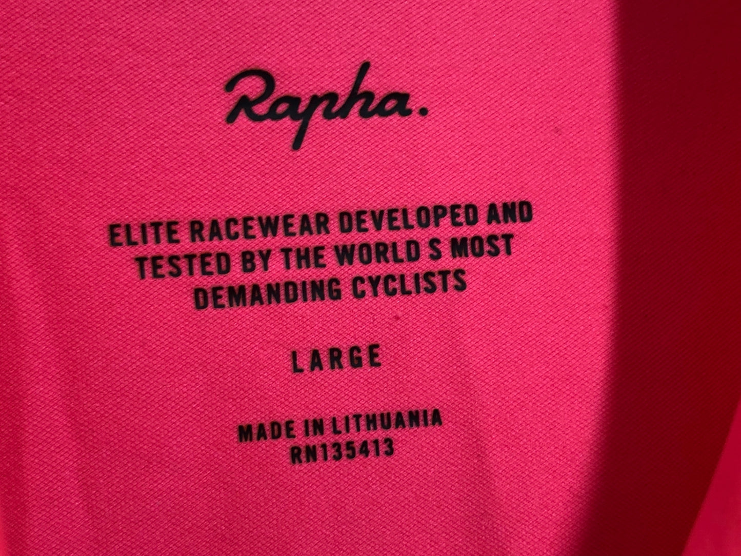 IP269 ラファ Rapha PRO TEAM SS TRAINING JERSEY 半袖 サイクルジャージ ピンク L