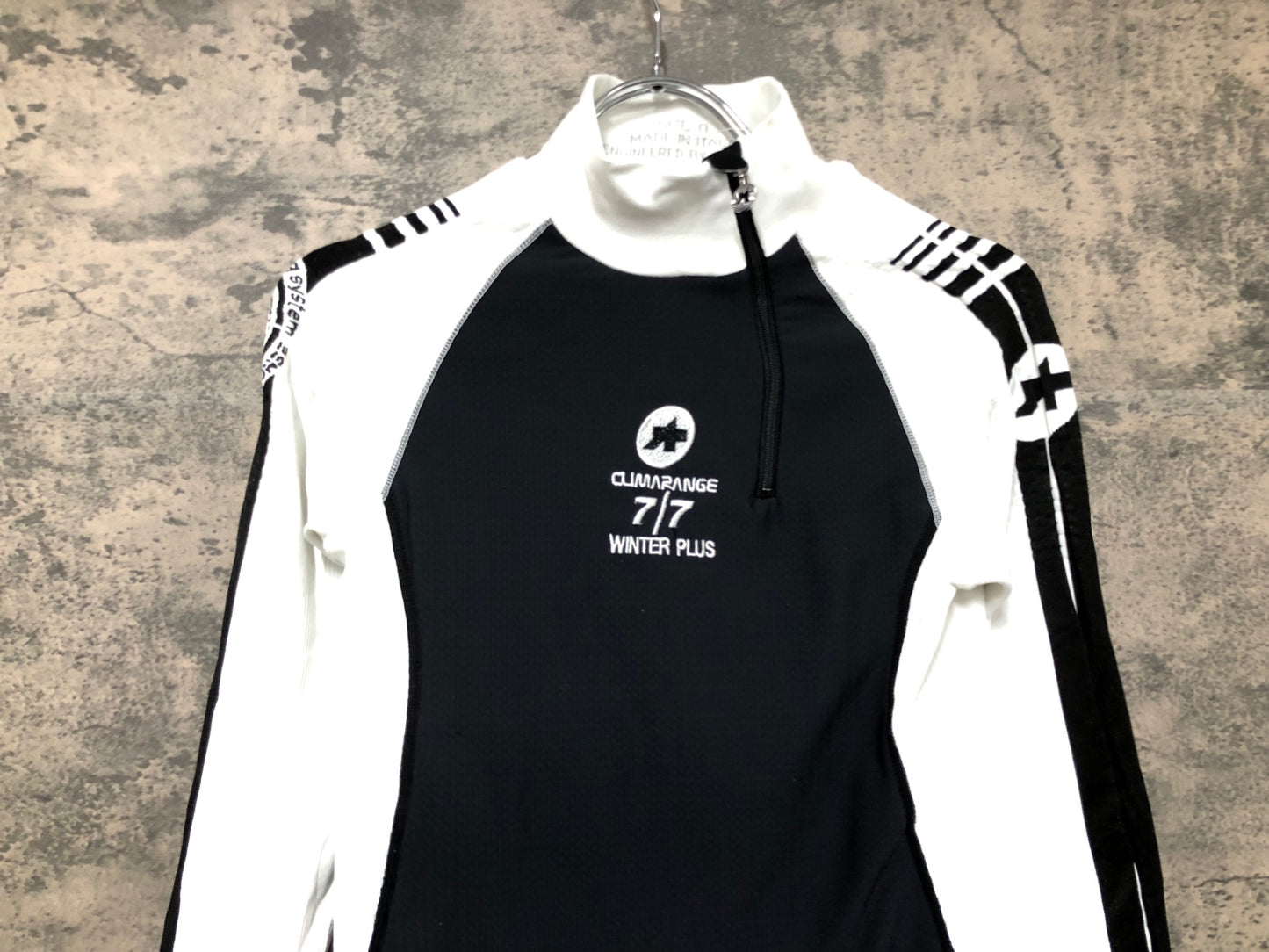 IY436 アソス assos SKINFOIL CLIMARANGE WINTER PLUS 長袖 0 白 黒