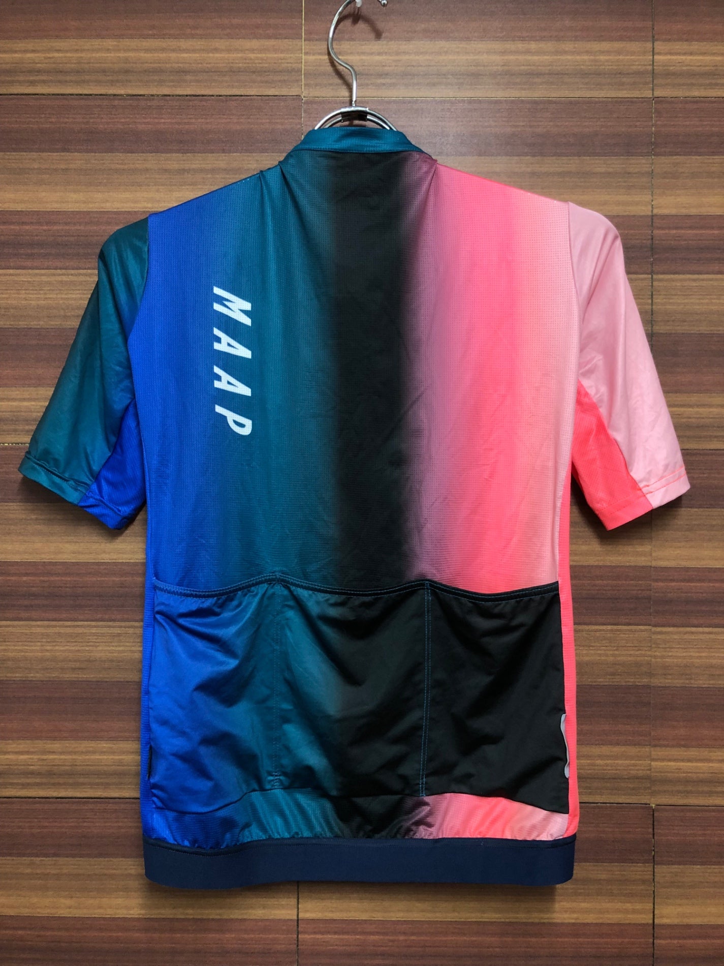 IA267 マープ MAAP プロフィットジャージ PRO FIT JERSEY 半袖 サイクルジャージ 総柄 S