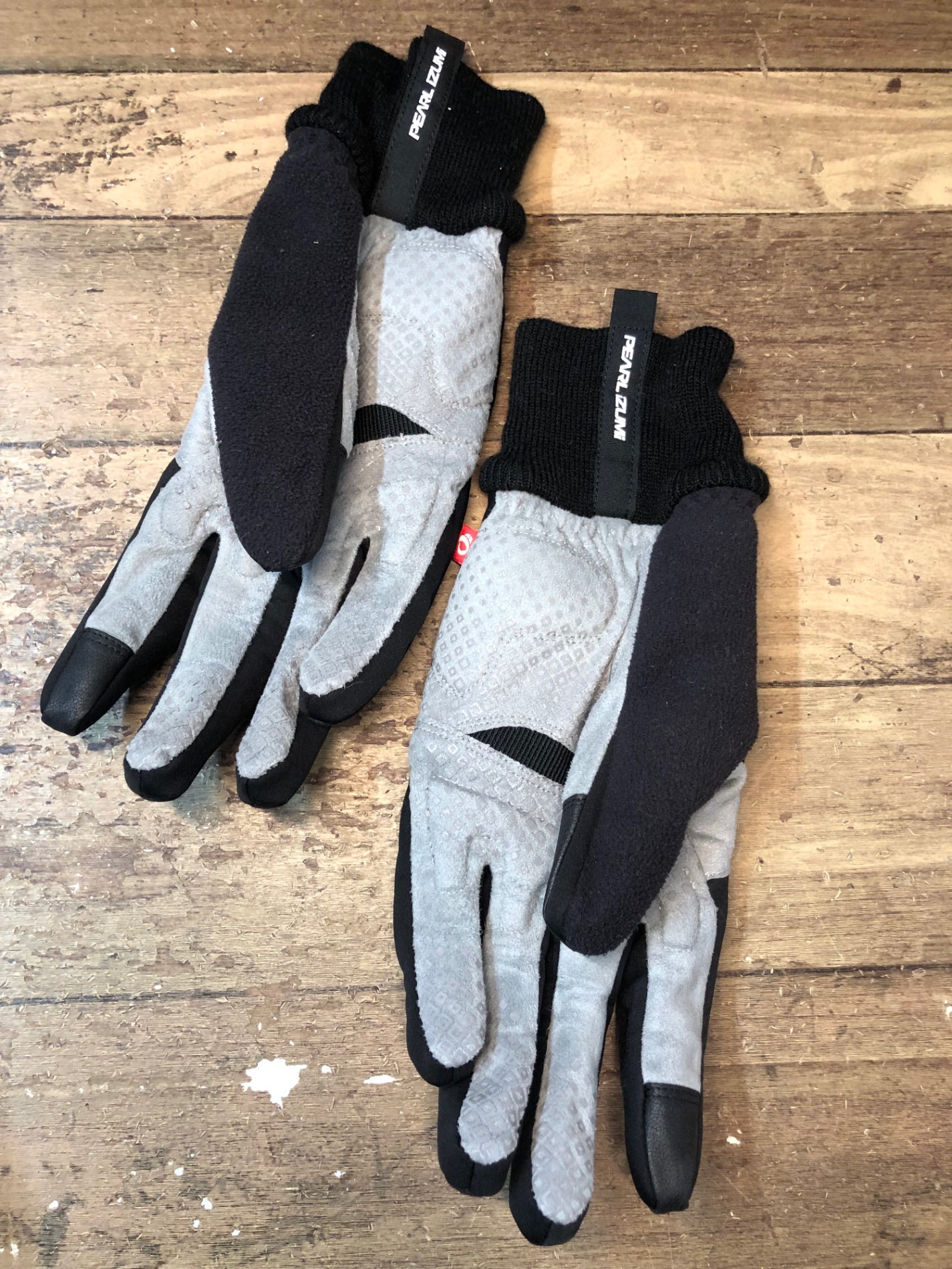 IL366 パールイズミ PEARL iZUMi 長指 ウィンターグローブ 黒 L 裏起毛