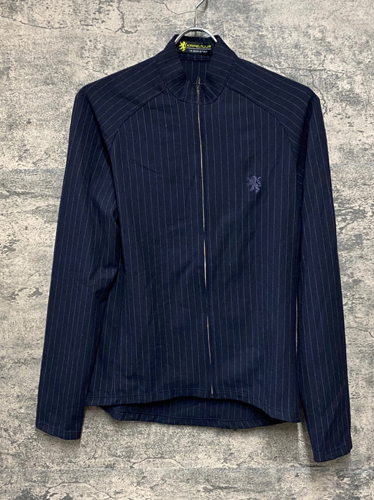 JB753 カペルミュール KAPELMUUR 長袖 サイクルジャージ 紺 ストライプ L