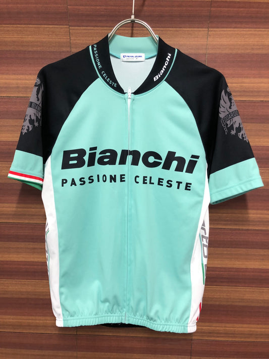 IP591 パールイズミ PEARL iZUMi 半袖 サイクルジャージ ビアンキ M チェレステ