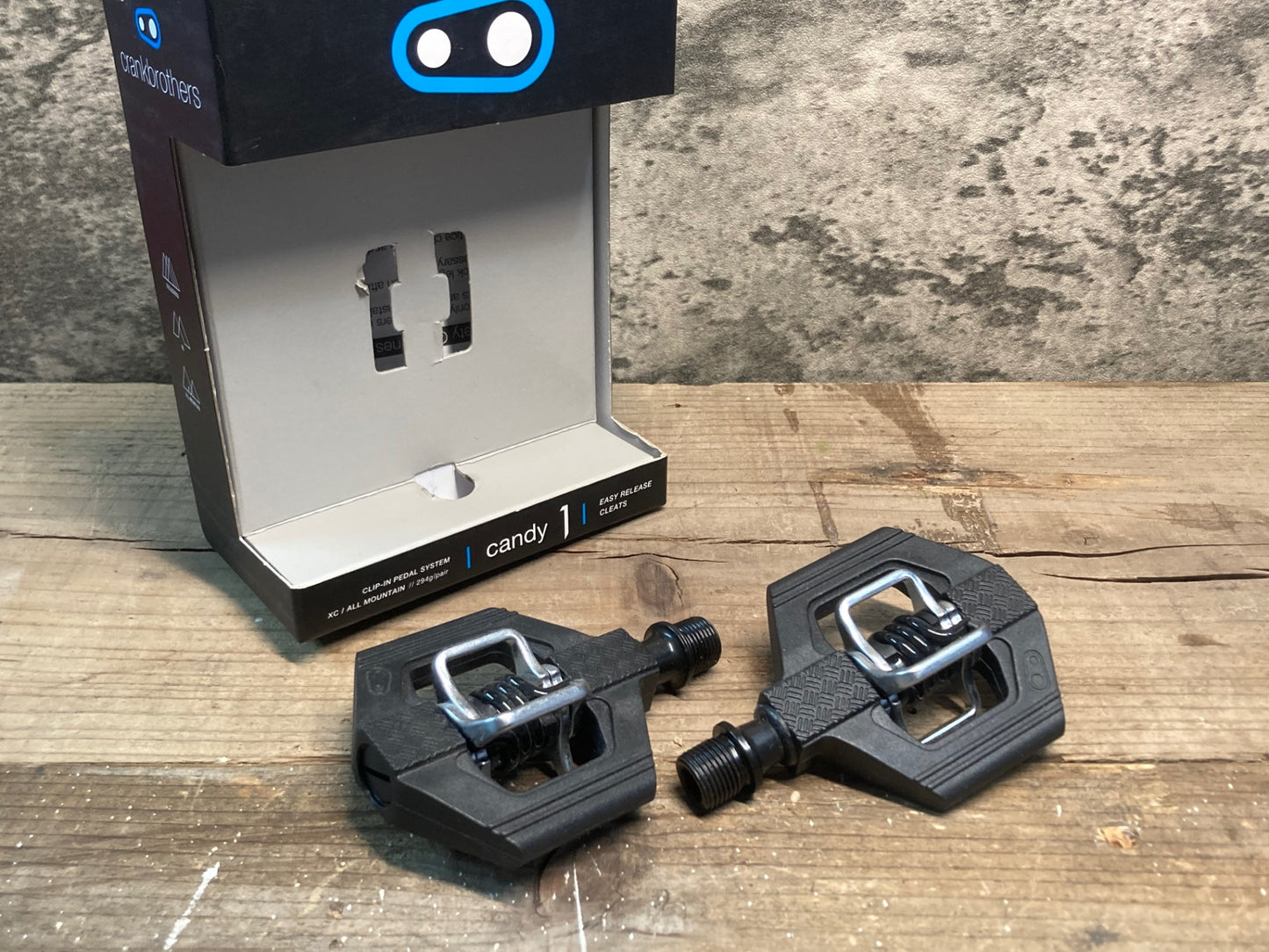 IP454 クランクブラザーズ CrankBrothers Candy1 ビンディングペダル ブラック