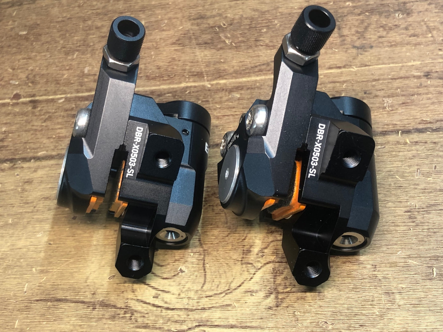 IX518 グロータック GROWTAC EQUAL 機械式 ディスクブレーキキャリパー セット 黒 未使用品