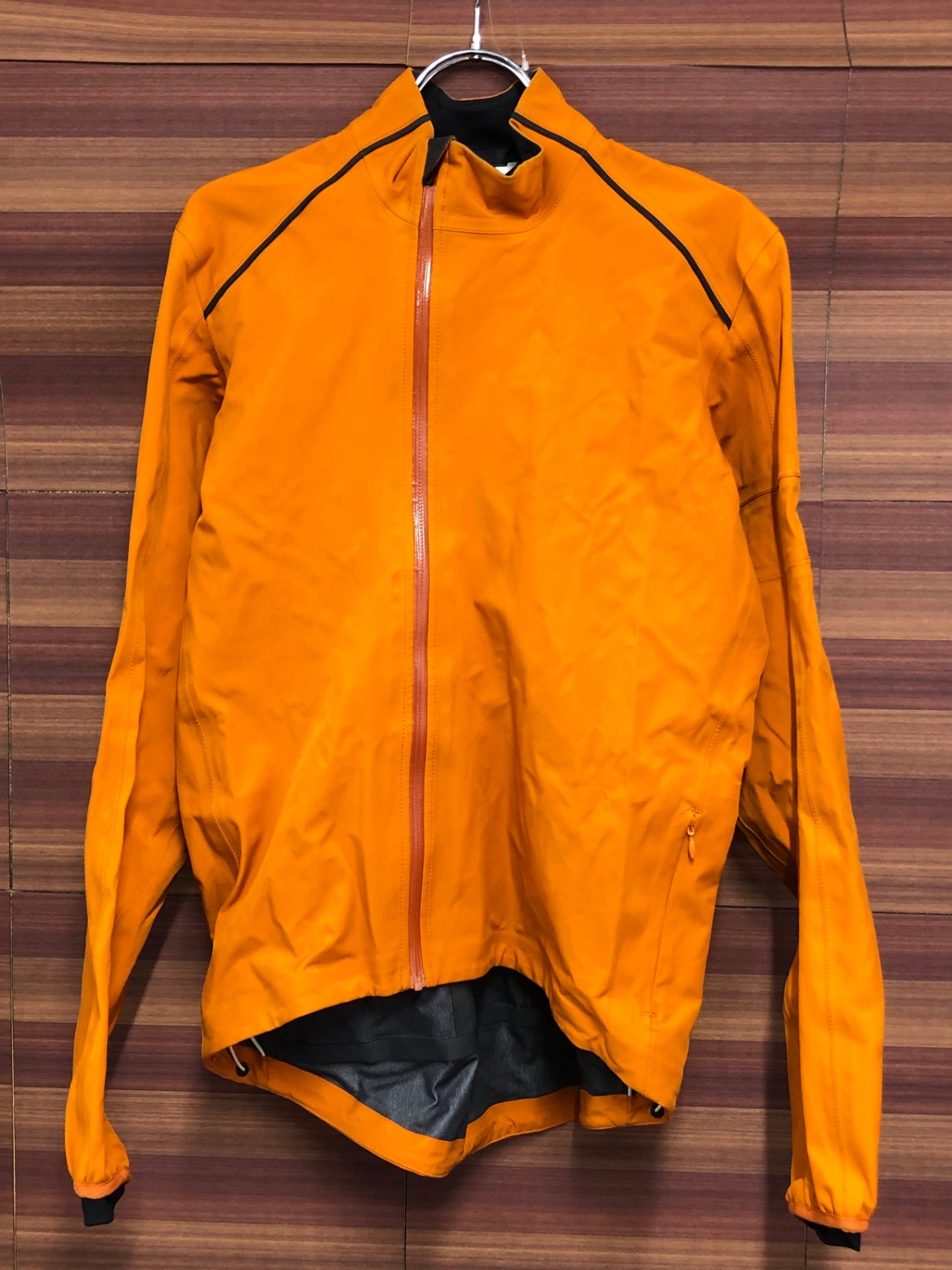 IR897 ラファ Rapha サイクルジャケット オレンジ M ※袖にチェーンオイル汚れ有