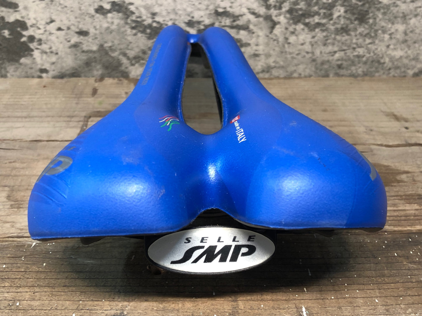 IN679 SELLE SMP エクストラ EXTRA サドル スチールレール 青