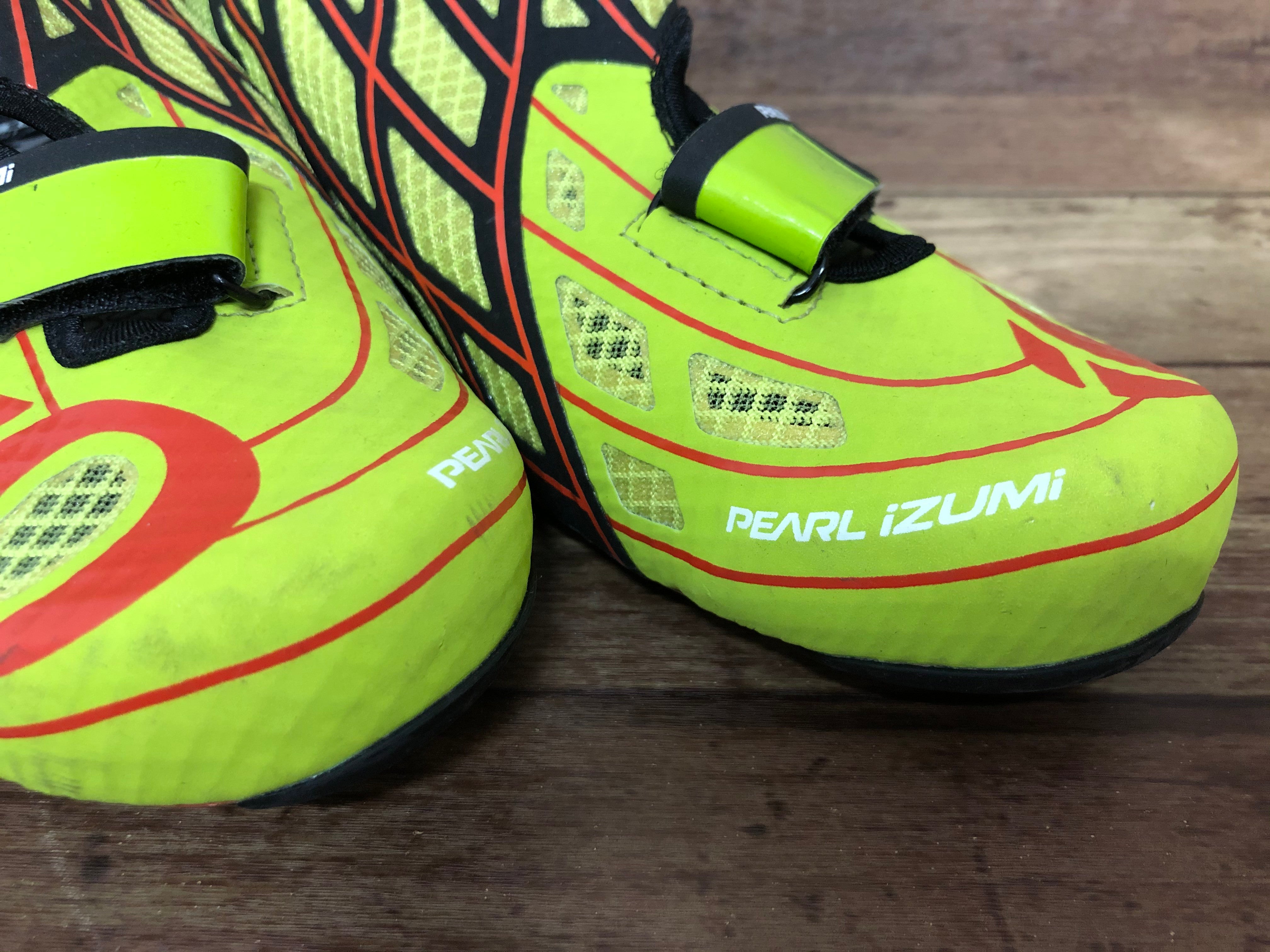 EM733 パールイズミ PEARL IZUMI Tri fly P.R.O V3 ビンディングシューズ EU44 トライアスロン用 カーボンソール