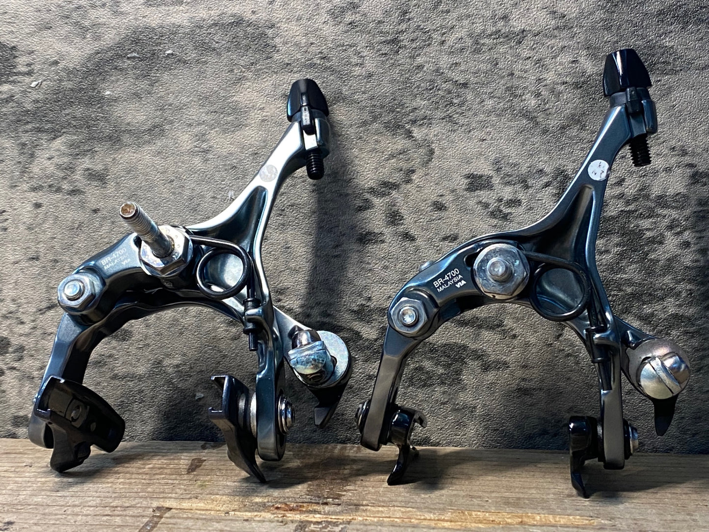 JD606 シマノ SHIMANO ティアグラ Tiagra BR-4700 キャリパーブレーキ セット ※枕頭ナット欠品, シュー非純正