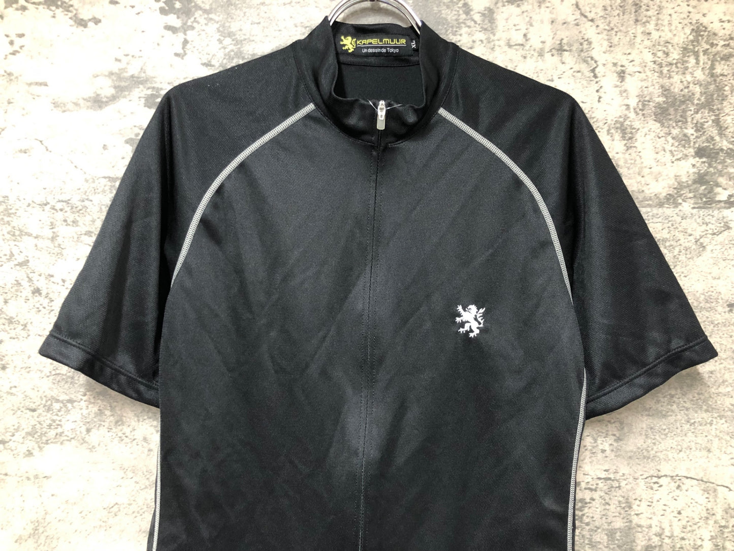 IW305 カペルミュール KAPELMUUR 半袖 サイクルジャージ 黒 メッシュ XL