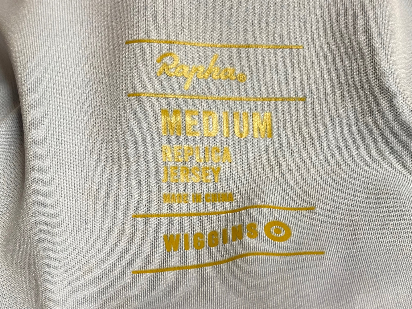 HT989 ラファ Rapha WIGGINS REPLICA JERSEY 半袖 サイクルジャージ 紺 赤 M ※擦れ