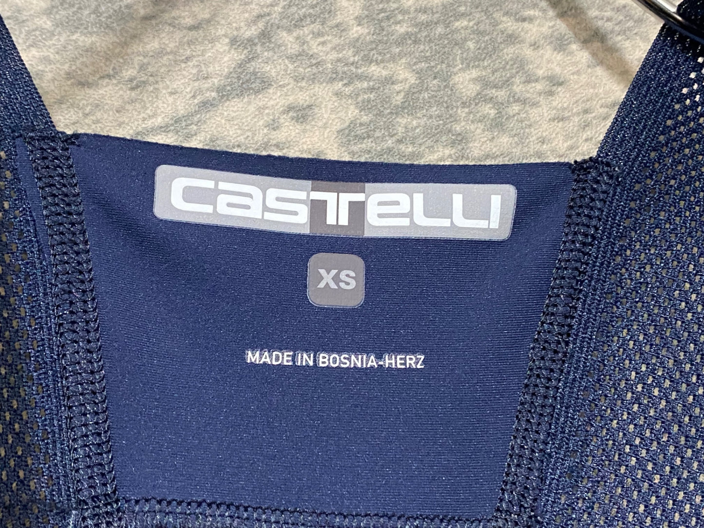 IY710 カステリ CASTELLI ビブショーツ 紺 XS