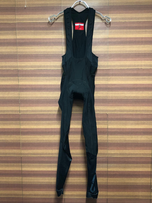 IM423 カステリ CASTELLI ビブタイツ 裏起毛 黒 M