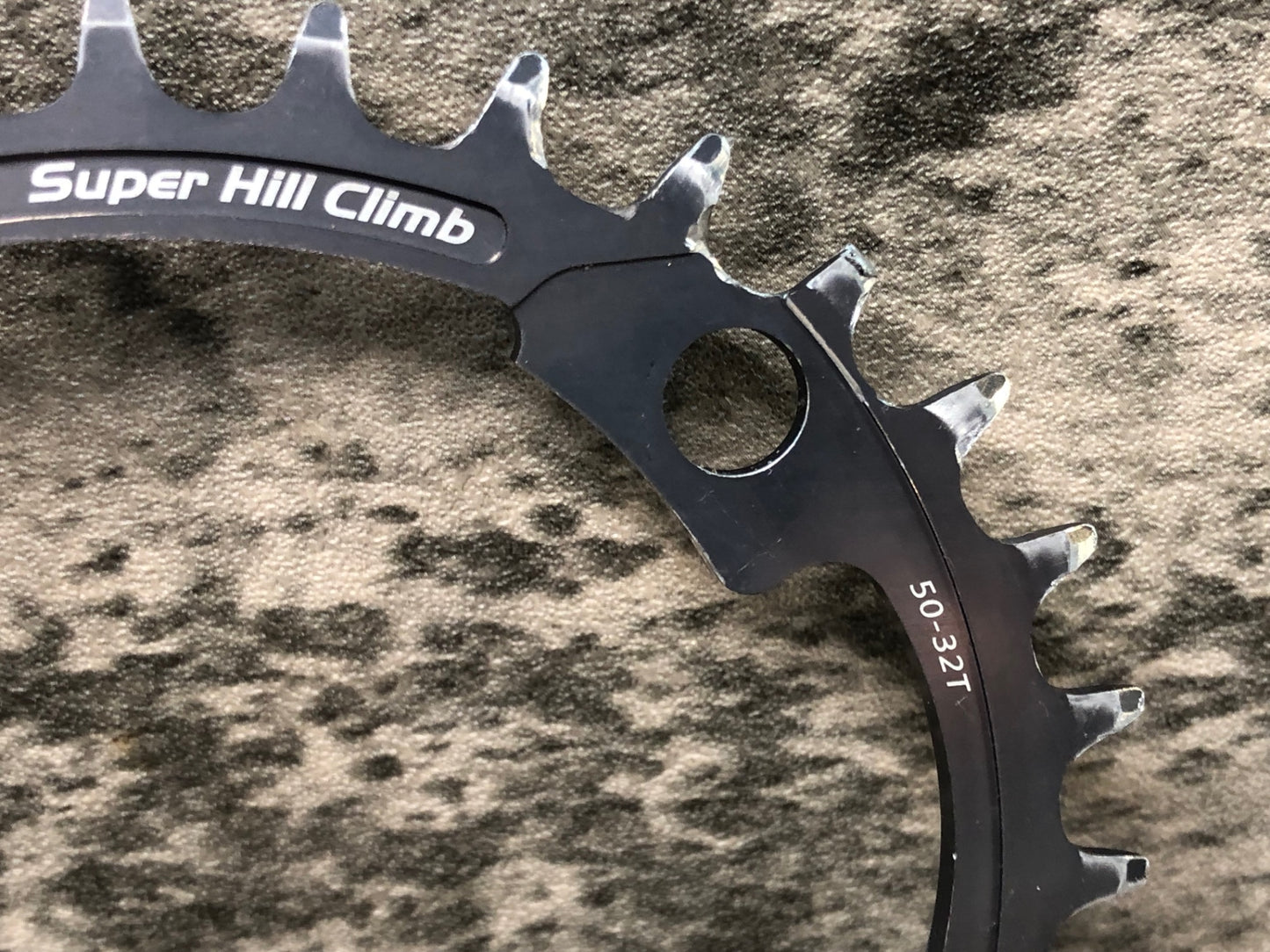 JA580 スギノ Sugino CYCLOID Super Hill Climb CY4-SHC インナー チェーンリング グレー 32T 楕円