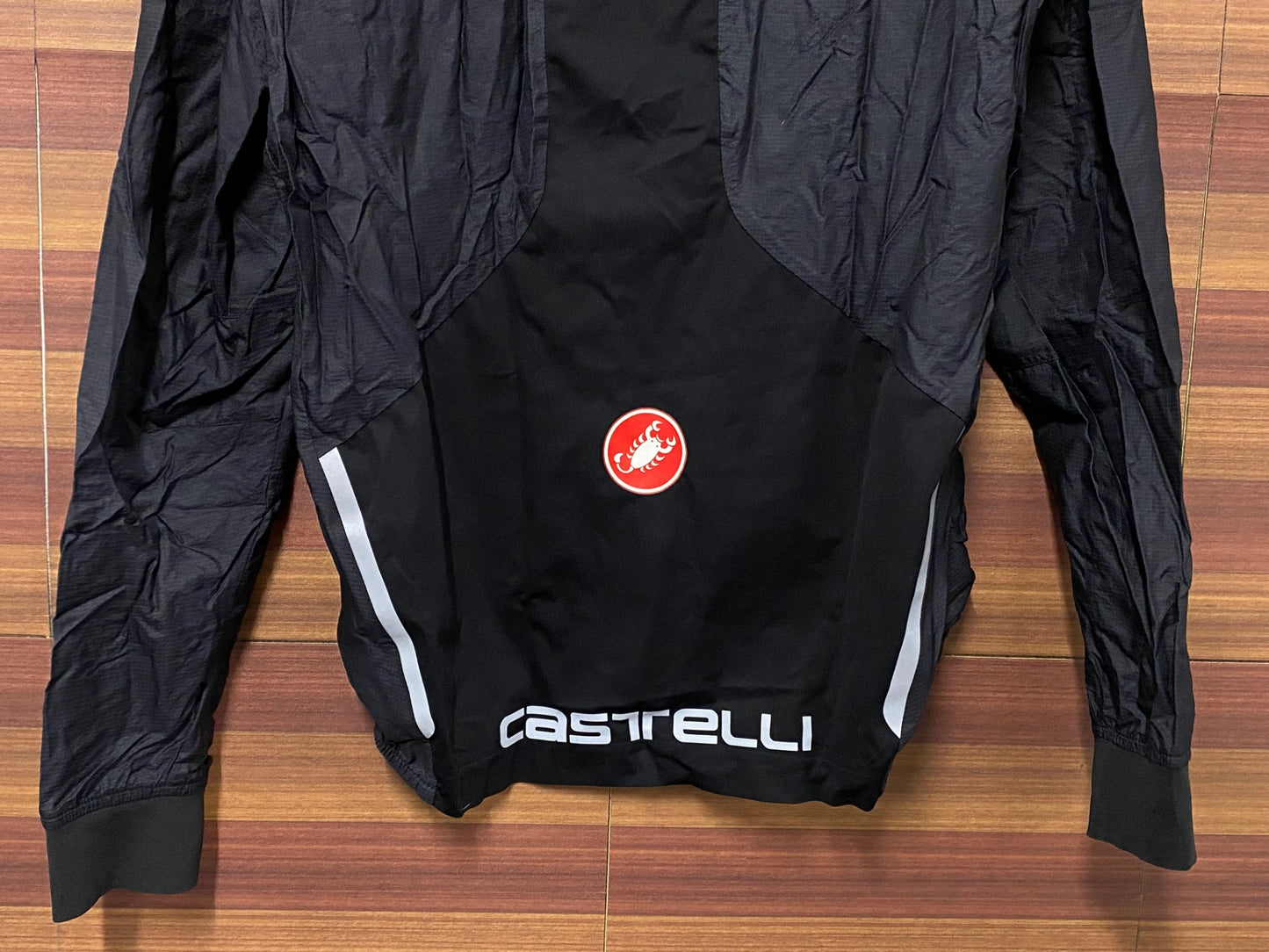 IT362 カステリ CASTELLI 長袖 ウィンドブレーカー 黒 M