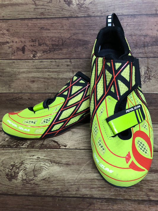 EM733 パールイズミ PEARL IZUMI Tri fly P.R.O V3 ビンディングシューズ EU44 トライアスロン用 カーボンソール