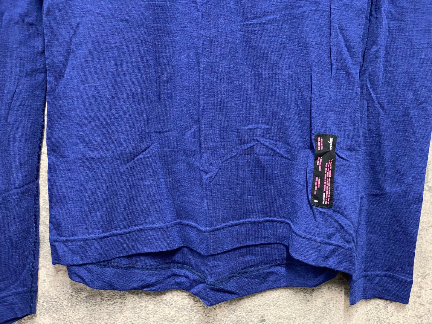 JC048 ラファ Rapha MERINO BASE LAYER LONG SLEEVE 長袖 べースレイヤー ネイビー M