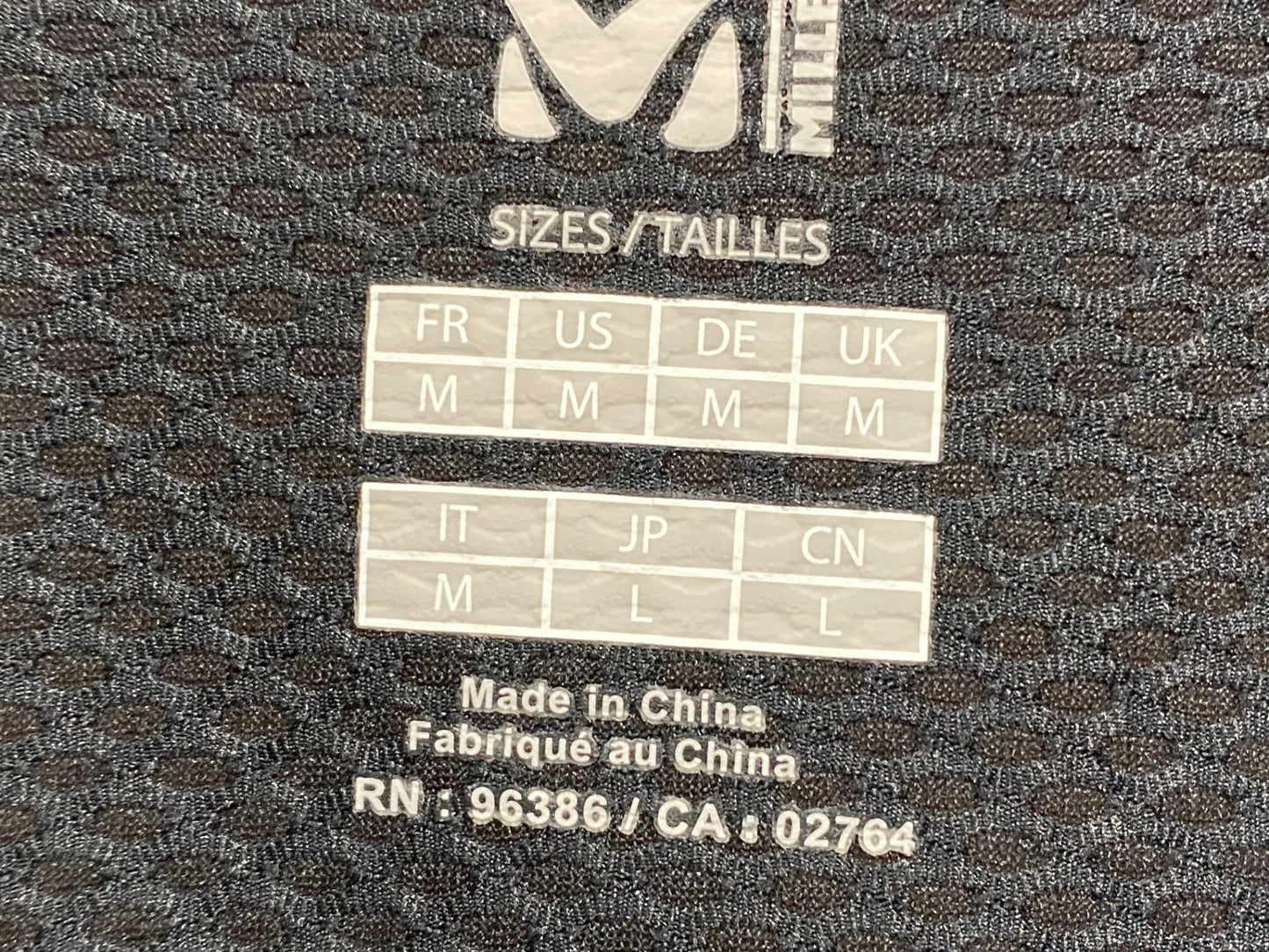 IQ210 ミレー MILLET ノースリーブ ベースレイヤー 黒 L