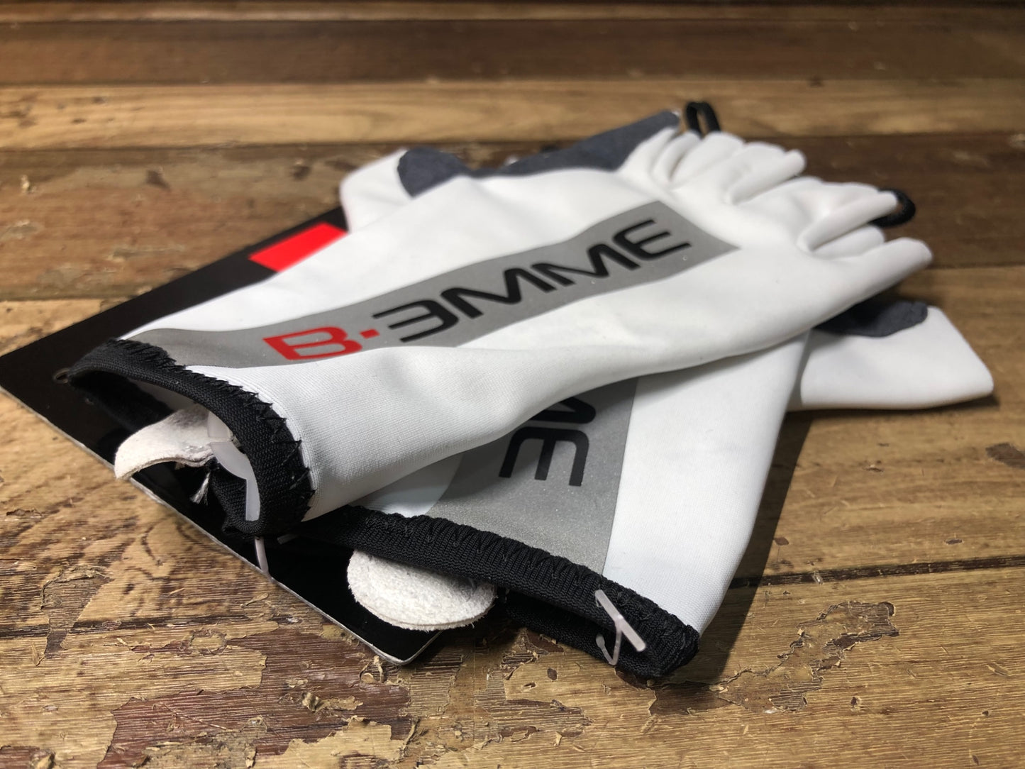 HO850 ビエンメ BIEMME 16SS CRONO REFLEX GLOVE サイクルグローブ WHITE 白 S