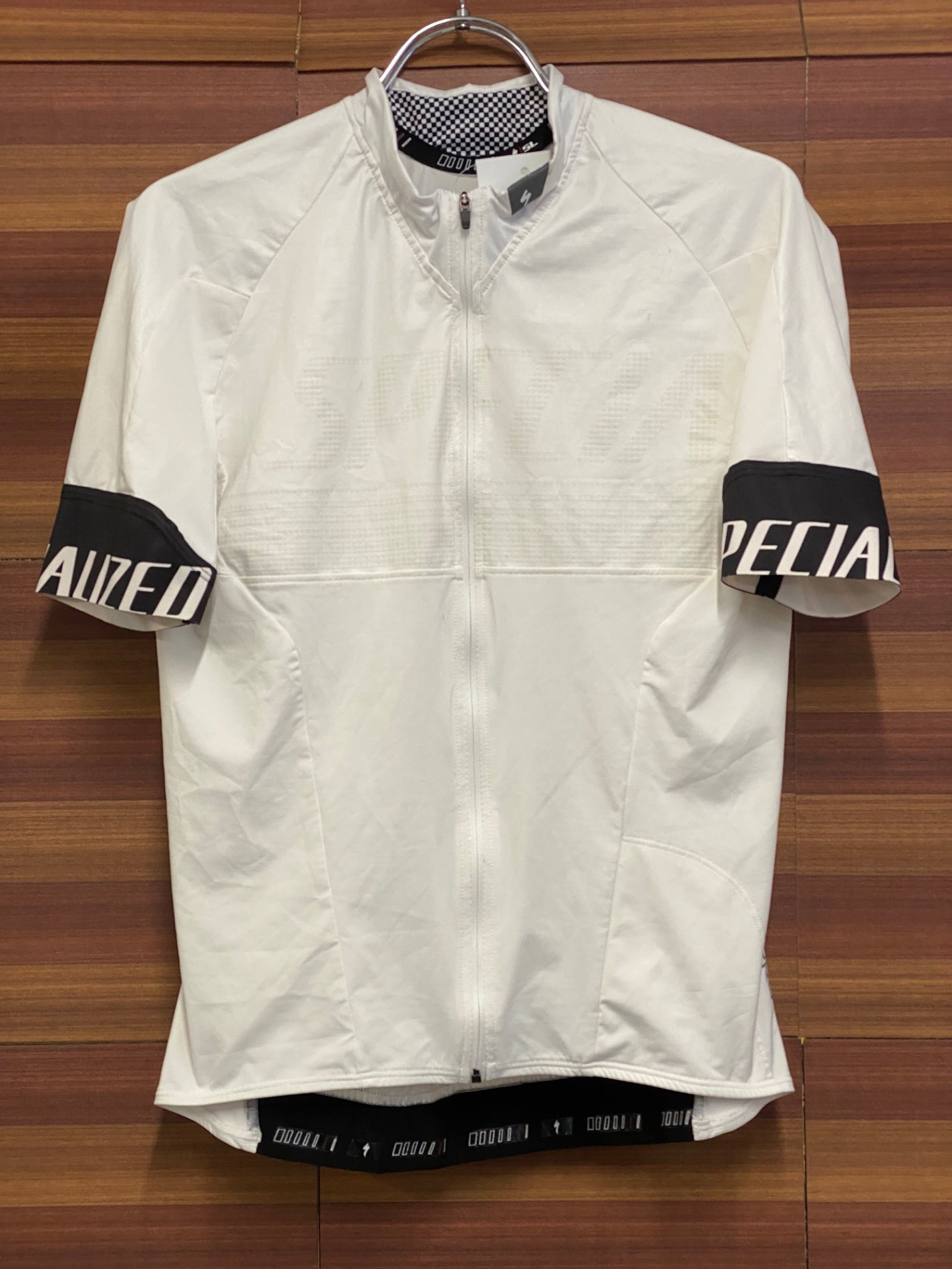 IT978 スペシャライズド SPECIALIZED 半袖 サイクルジャージ 白 L