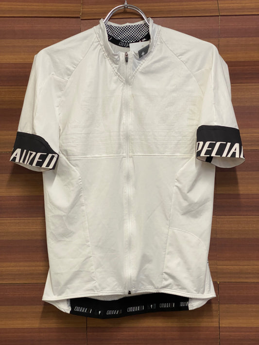 IT978 スペシャライズド SPECIALIZED 半袖 サイクルジャージ 白 L