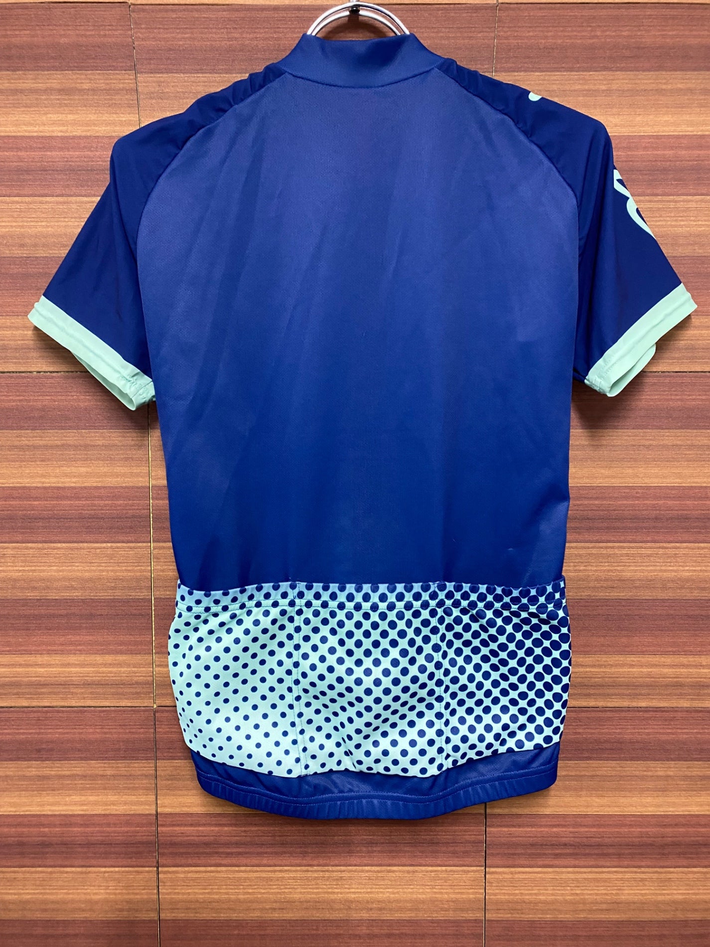 IM476 レリック reric 半袖 サイクルジャージ 紺 S レディース ほつれあり