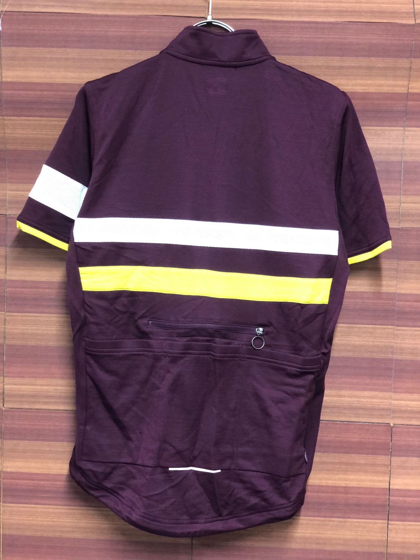 IO657 ラファ Rapha Brevet 半袖 サイクルジャージ M マルーン