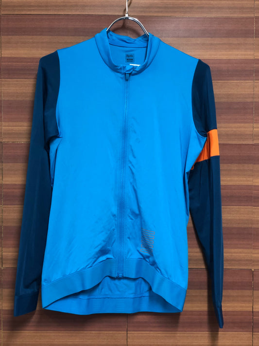 IL305 ラファ Rapha PRO TEAM LONG SLEEVE TRANING JERSEY 長袖 サイクルジャージ 青 M