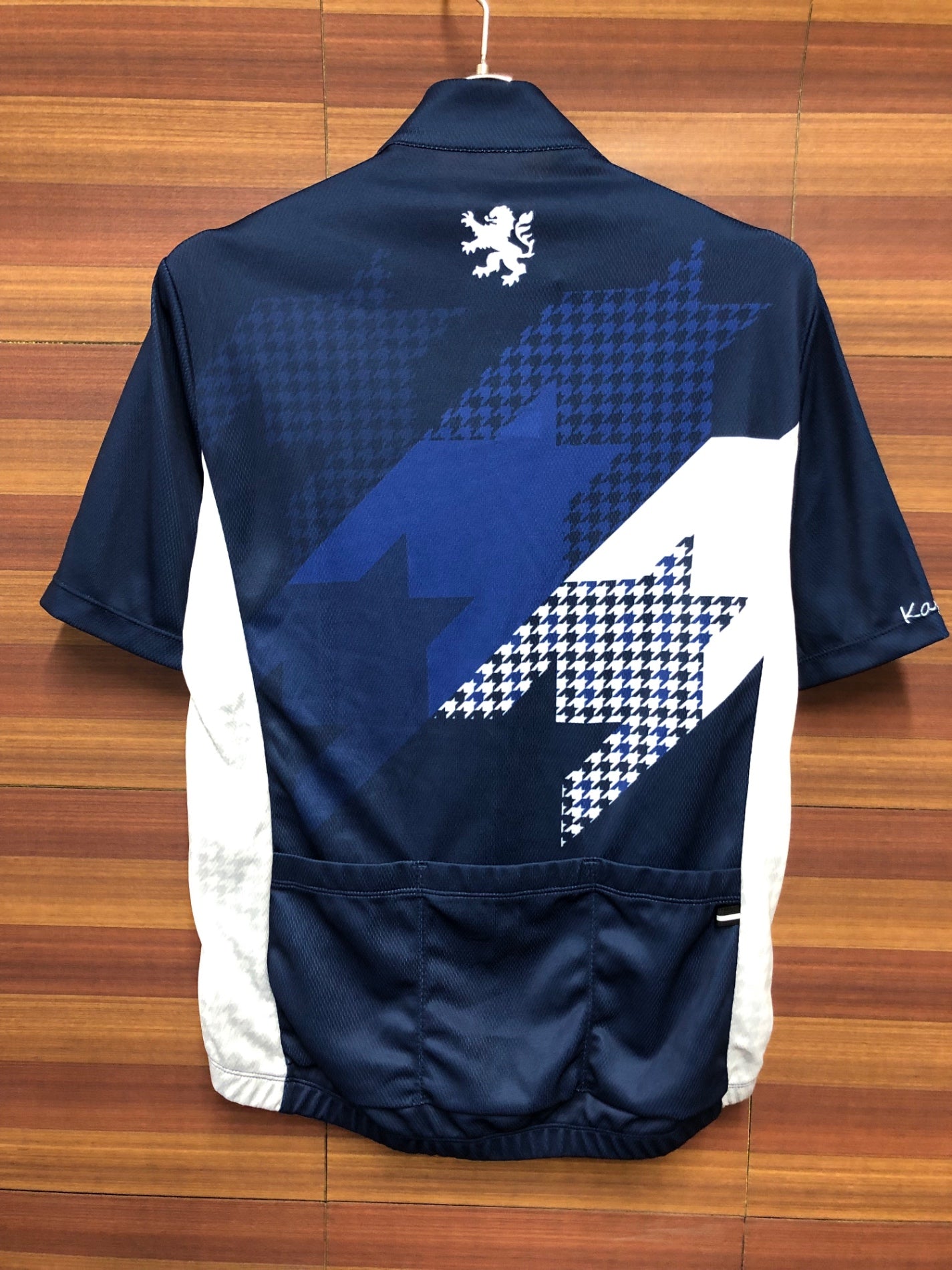 IR923 カペルミュール KAPELMUUR 半袖 サイクルジャージ 紺 白 M