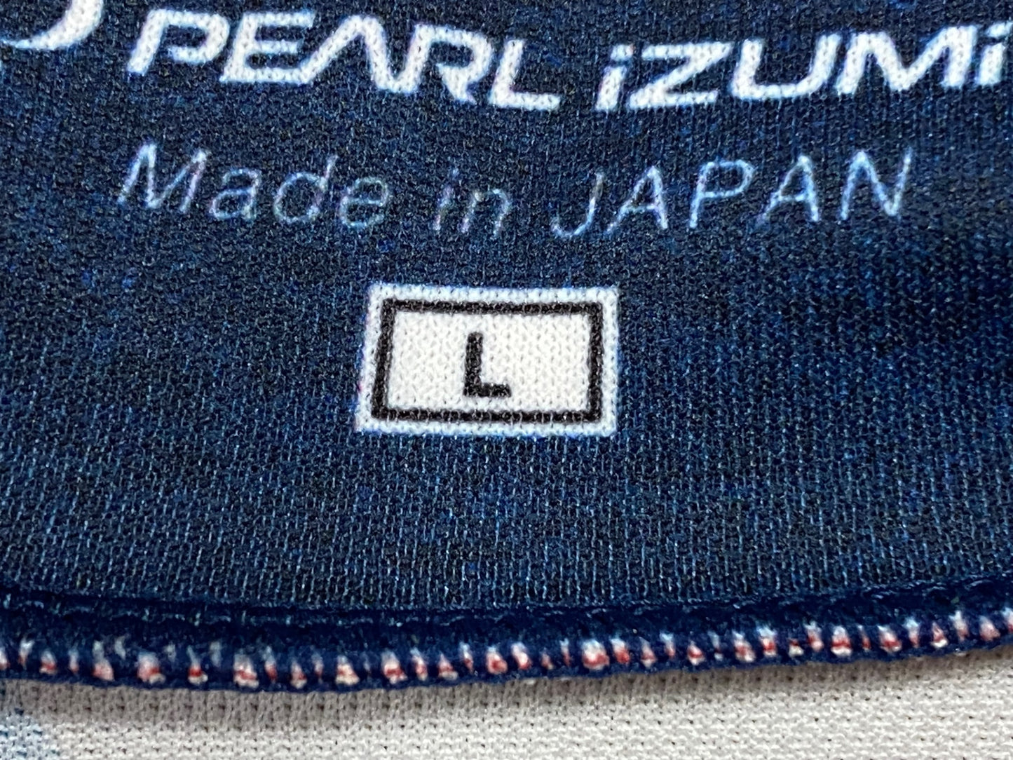 IX744 パールイズミ PEARL iZUMi 半袖サイクルジャージ グレー白 L