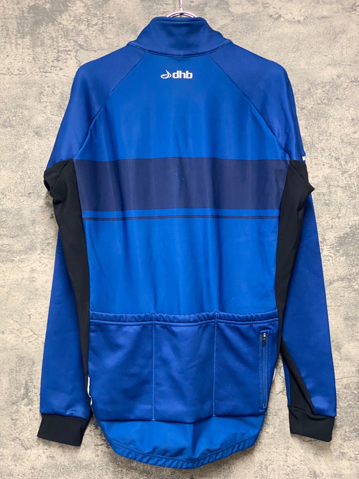 JA386 dhb 長袖 サイクルジャケット 青 サイズ不明 裏起毛 L相当