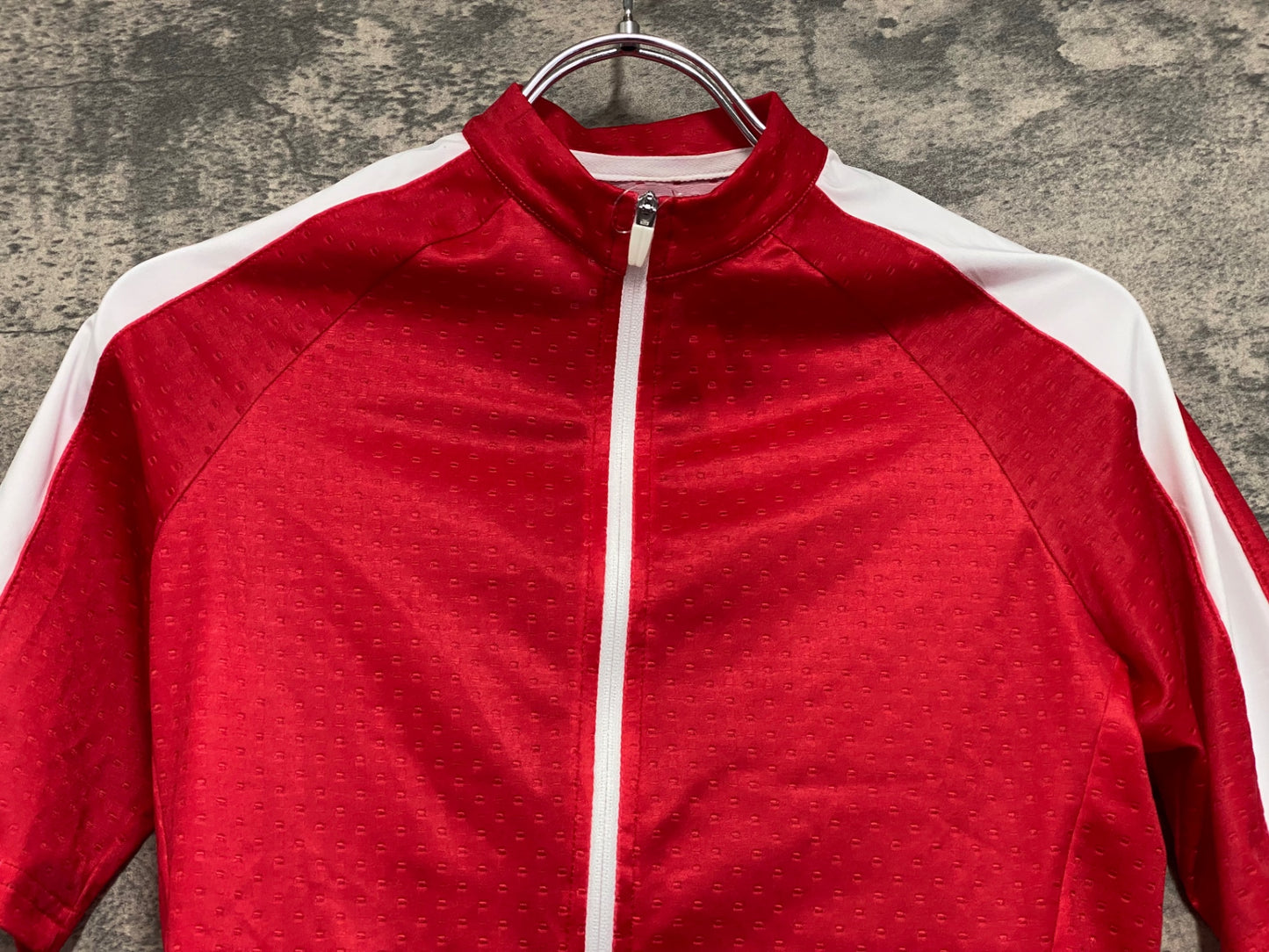 JB577 ラパッション la PASSIONE 半袖 サイクルジャージ 赤 XS