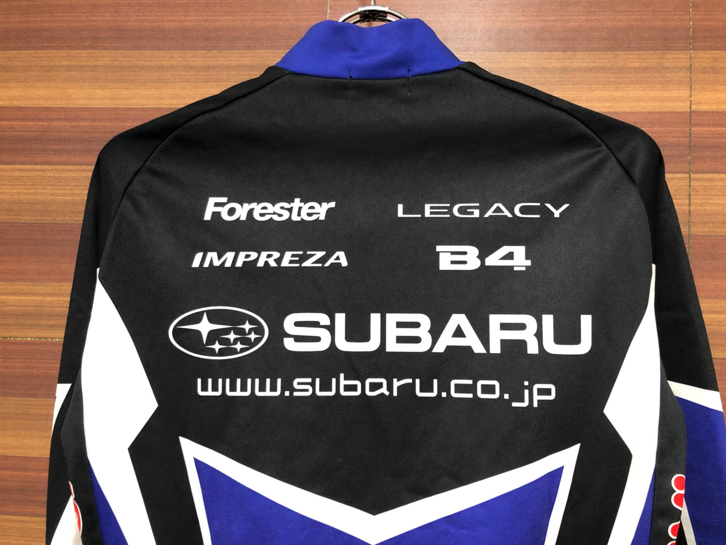 IC088 パールイズミ PEARL iZUMi 長袖 サイクルジャージ 黒 青 S SUBARU