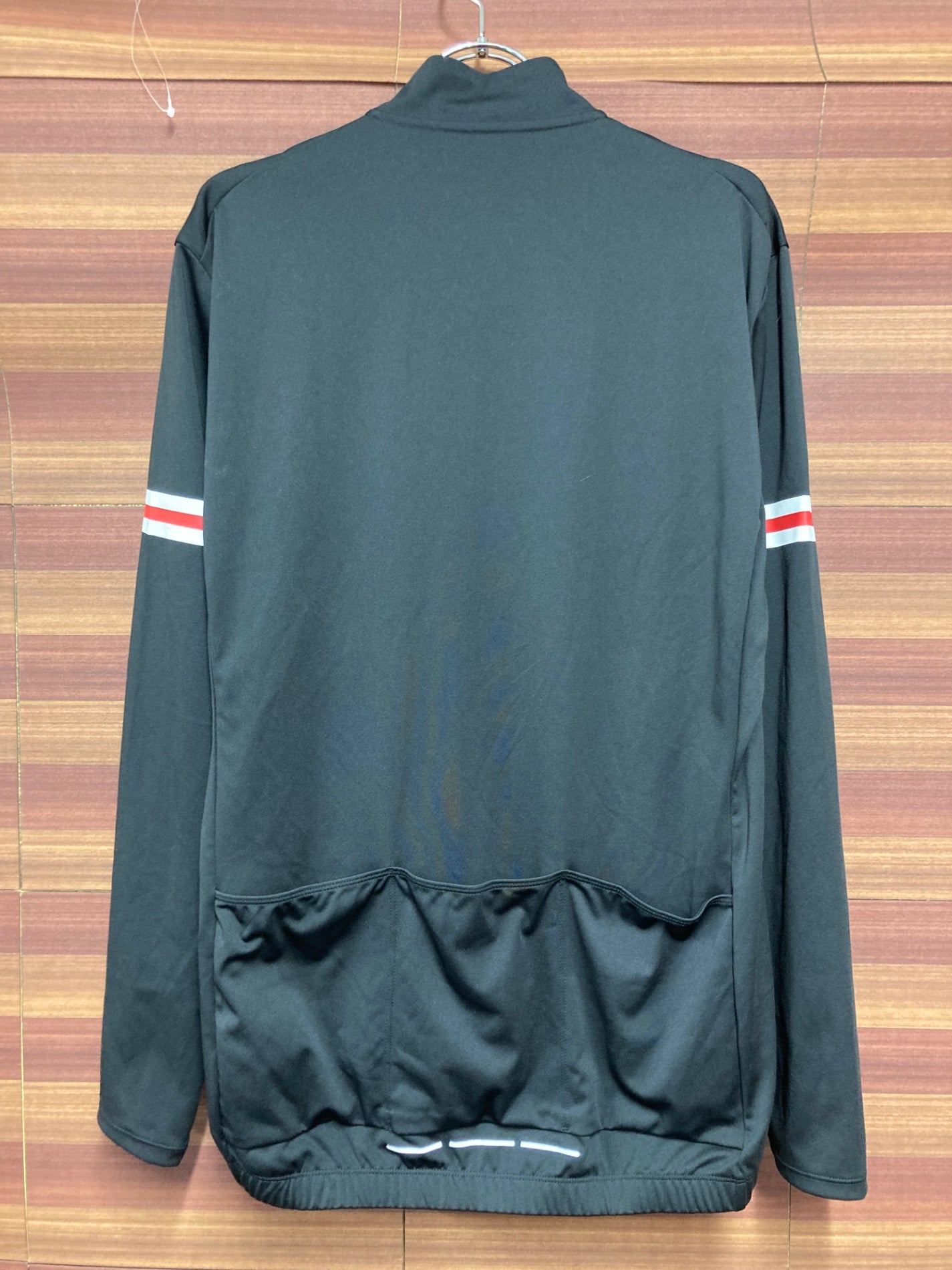 IO074 ルコックスポルティフ le coq sportif 長袖 サイクルジャージ 黒 L