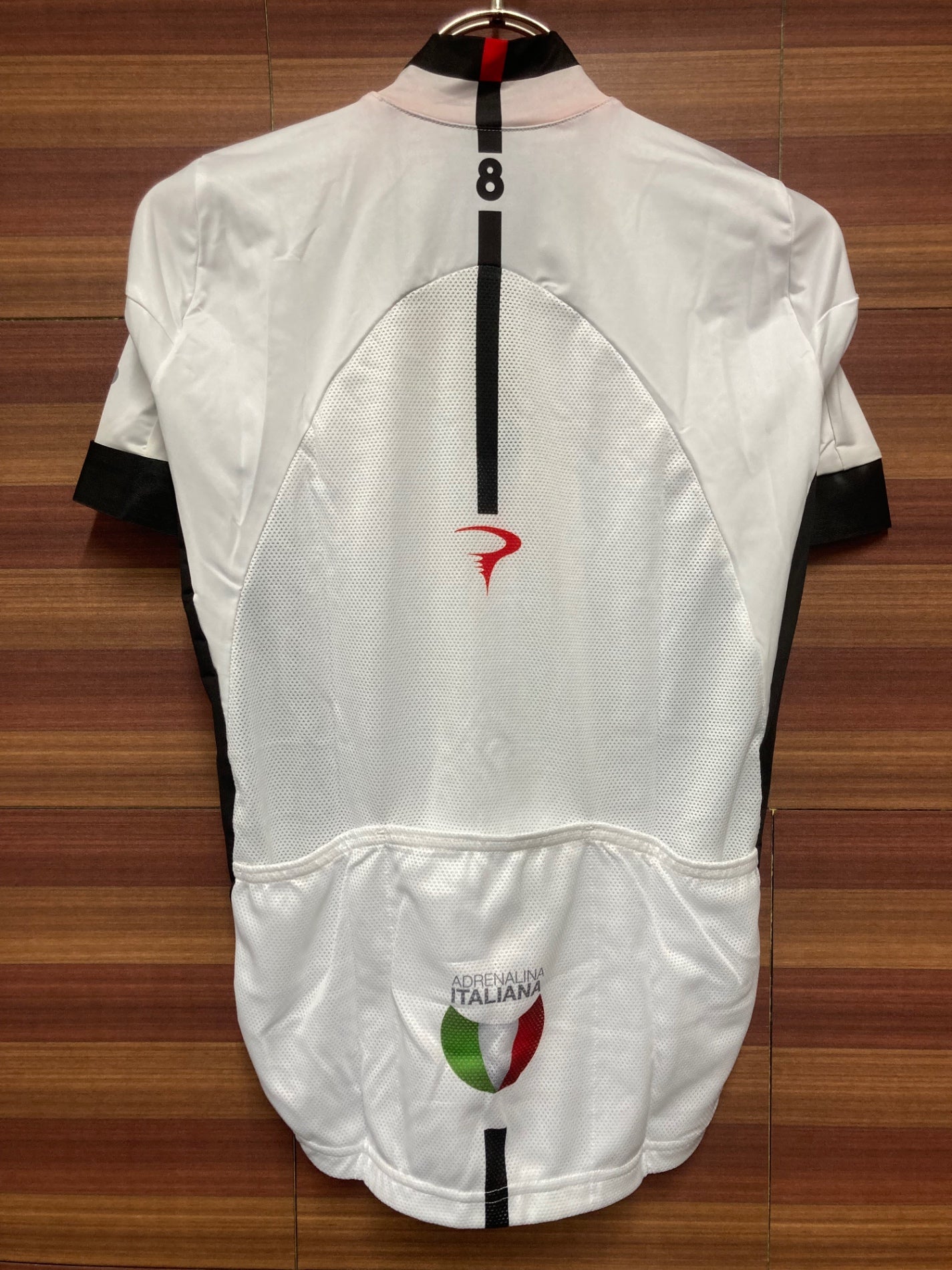 IQ355 カステリ castelli 半袖サイクルジャージ 白黒 M Pinarello 未使用 汚れ