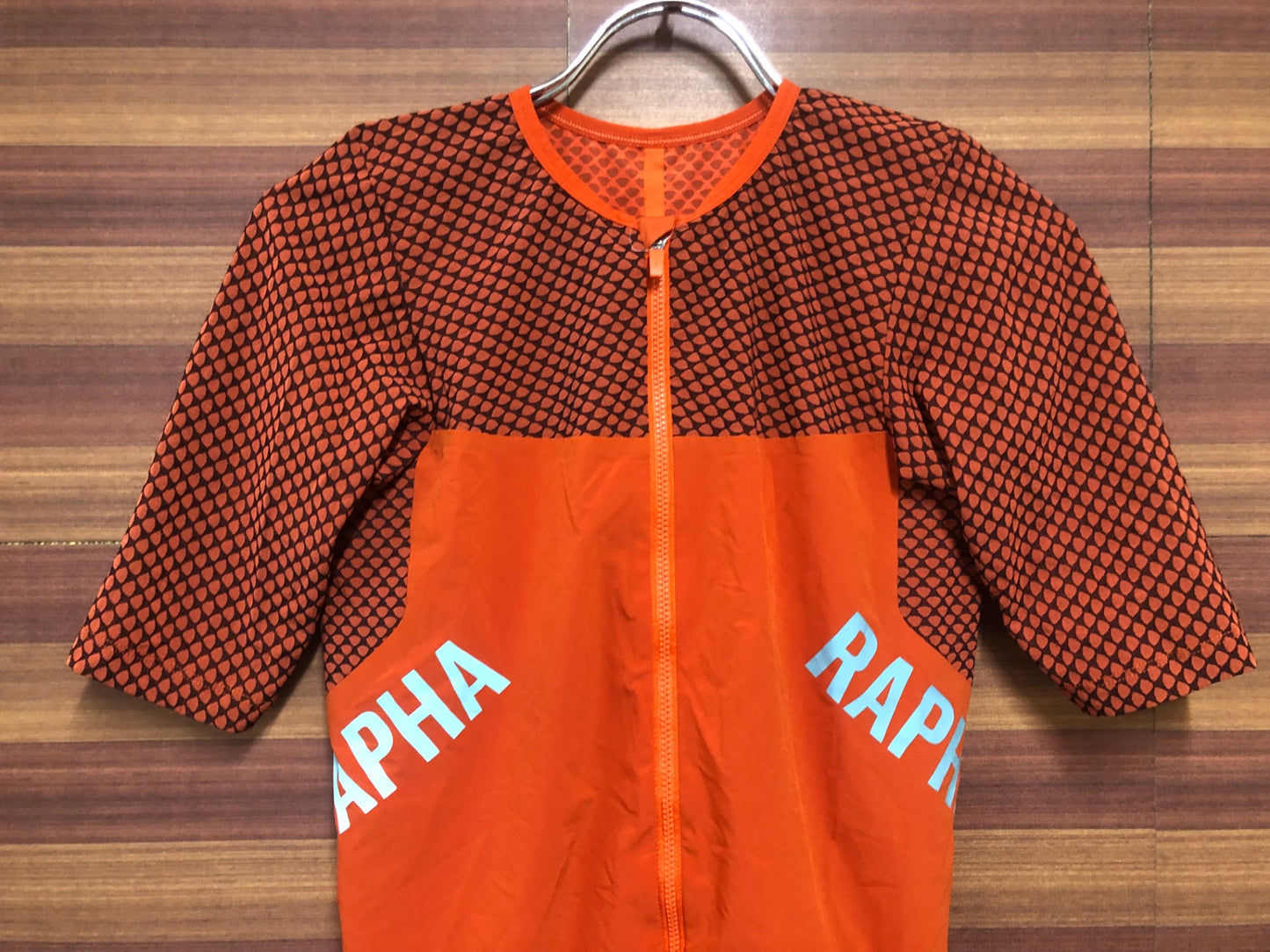 IF368 ラファ Rapha PRO TEAM CRIT JERSEY 半袖サイクルジャージ オレンジ S