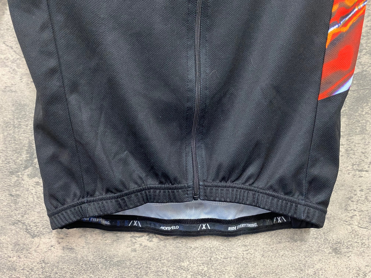 JD144 モーベロ MORVELO 半袖サイクルジャージ 黒 S