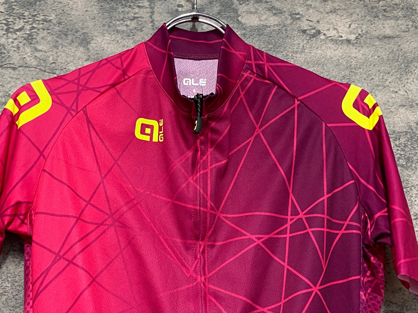 JA630 アレ ALE 半袖 サイクルジャージ ピンク S