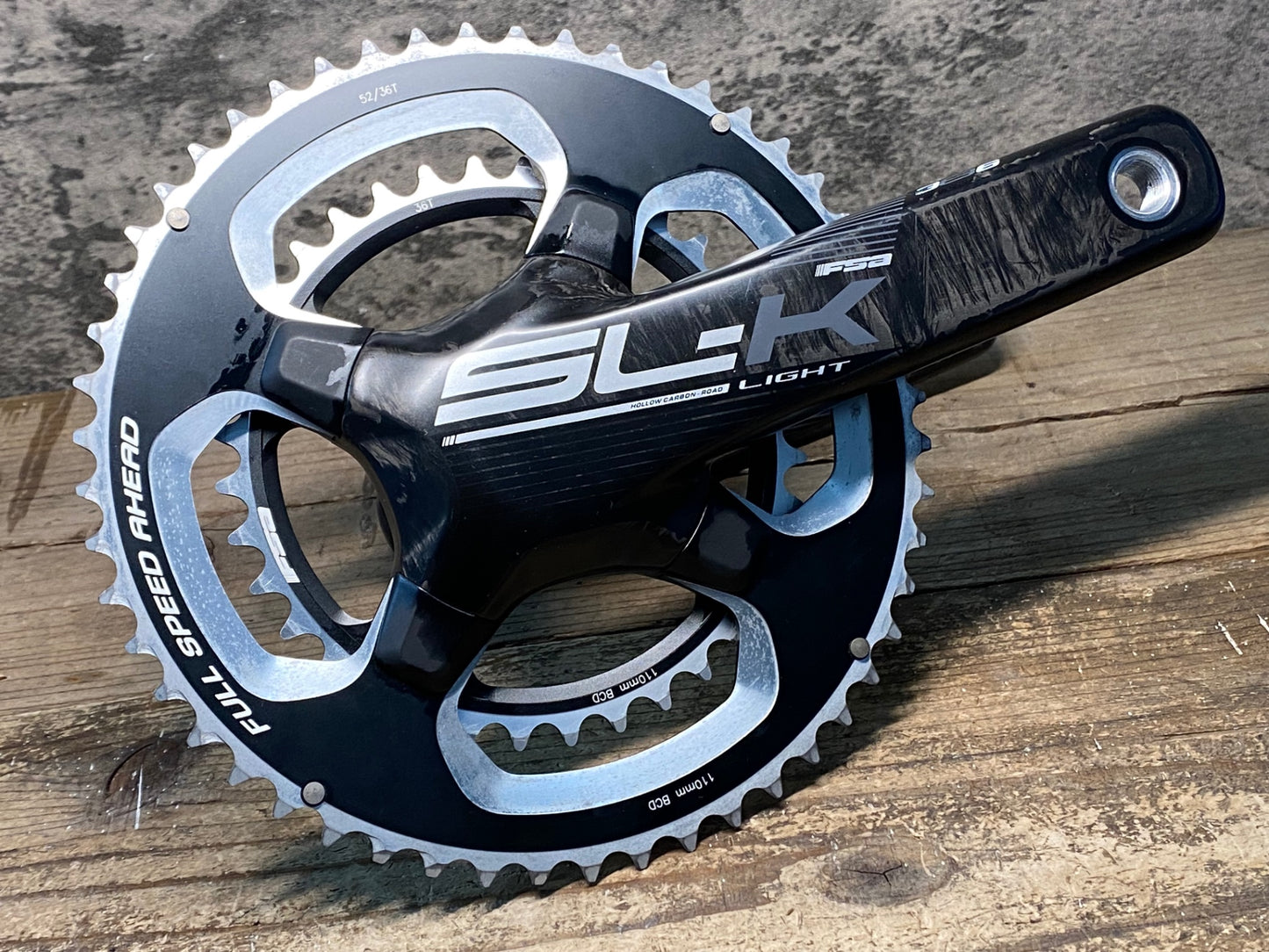 JD043 FSA SL-K LIGHT 386 クランクセット 52/36T 170mm