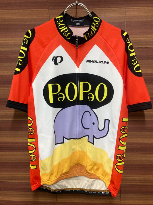 IP644 パールイズミ PEARL IZUMI PAOPAO 半袖 サイクルジャージ 白 XLサイズ