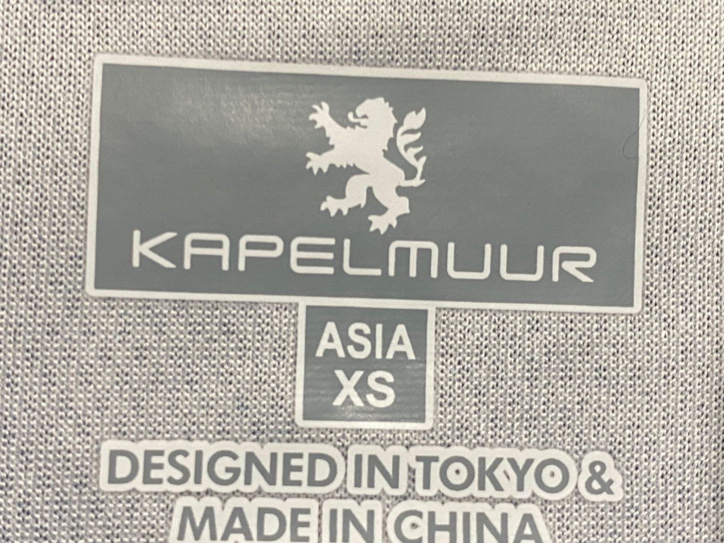 IY210 カペルミュール KAPELMUUR 半袖 サイクルジャージ 黒 XS