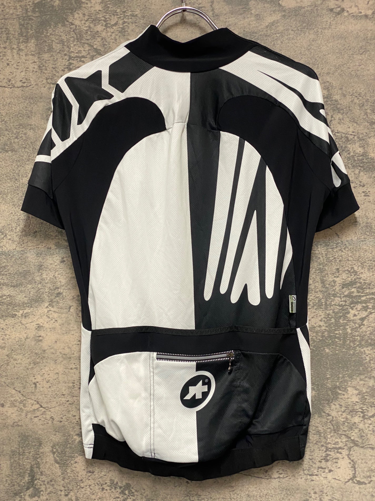 JB902 アソス ASSOS CAPE EPIC XC EVO7 OFFROAD RALLY 半袖 サイクルジャージ 白 黒 S