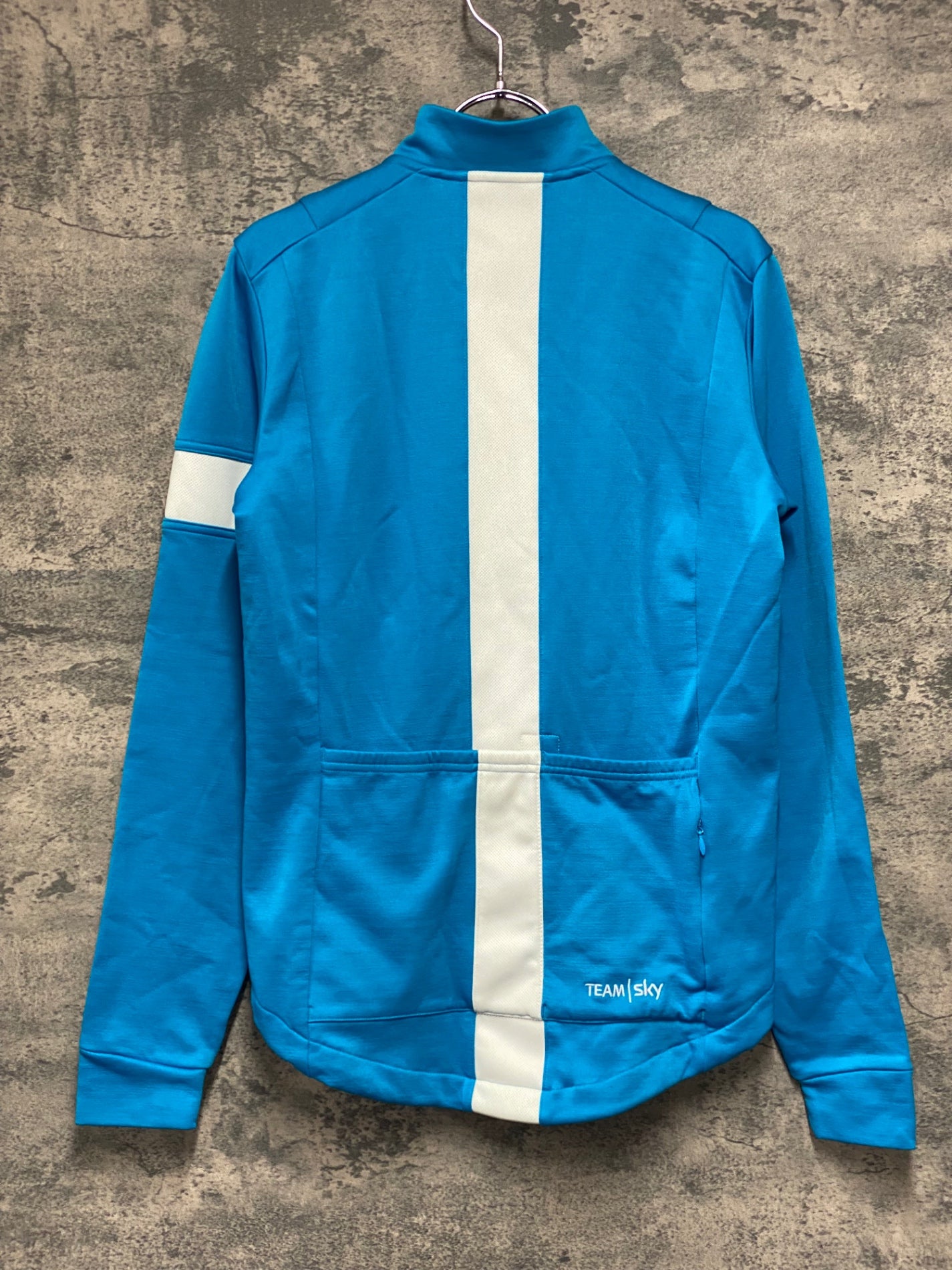 JC823 ラファ Rapha TRAINING WINTER JERSEY 長袖 サイクルジャージ 水色 S 裏起毛 TEAM sky