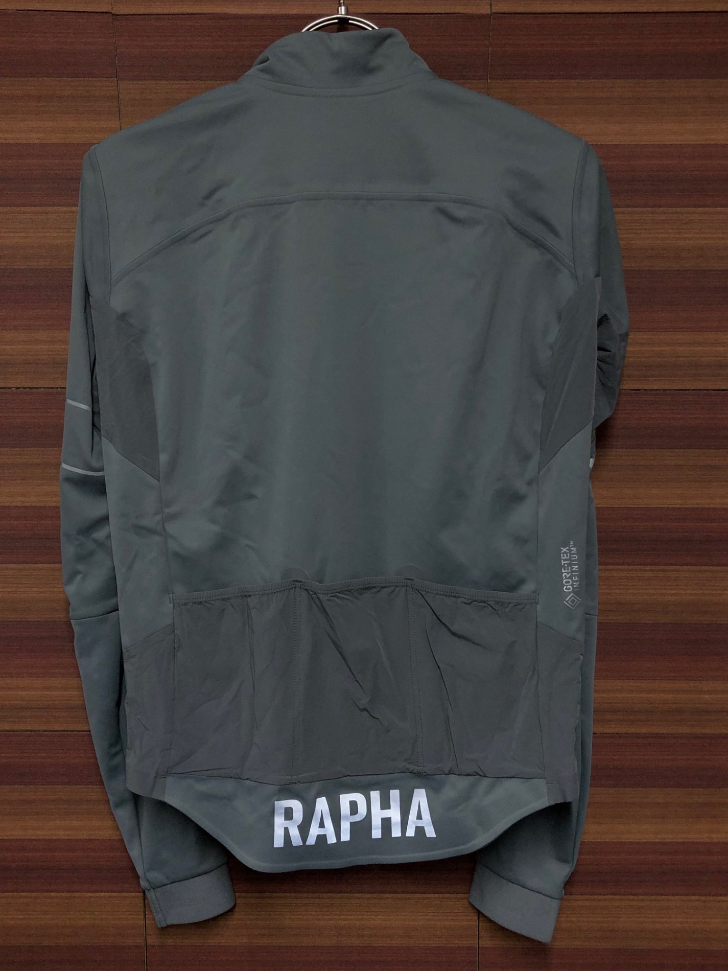 IP096 ラファ Rapha PRO TEAM LONG SLEEVE INFINIUM JERSEY 長袖 サイクルジャージ グレー M GORE-TEX INFINIUM